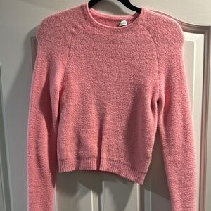 Zara Soft Pink Crew Neck Sweater